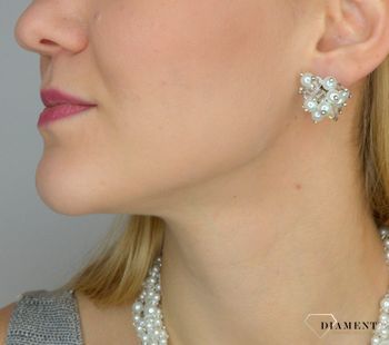 Kolczyki Swarovski element z perłami wykonane ze srebra próby 925 oraz ekskluzywnych kryształów Swarovski® crystals (4).JPG